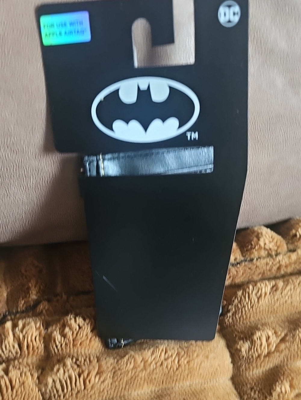 DC Black Batman Vinyl Wristband